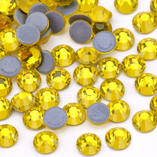 Citrine (Yellow) Rhinestones SS10