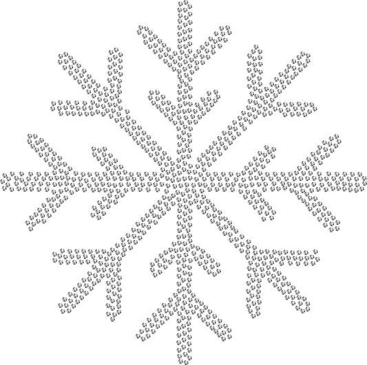 Large Rhinestone Snowflake