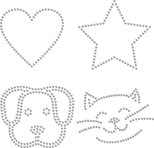 Make Your Own Cute Rhinestone Design Sheet (Downloadable Product)